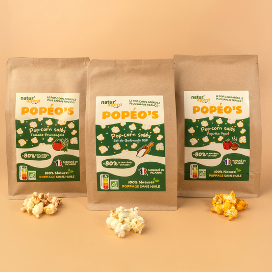 POPÉO'S - Pack 3 Saveurs